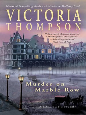 cover image of Murder on Marble Row